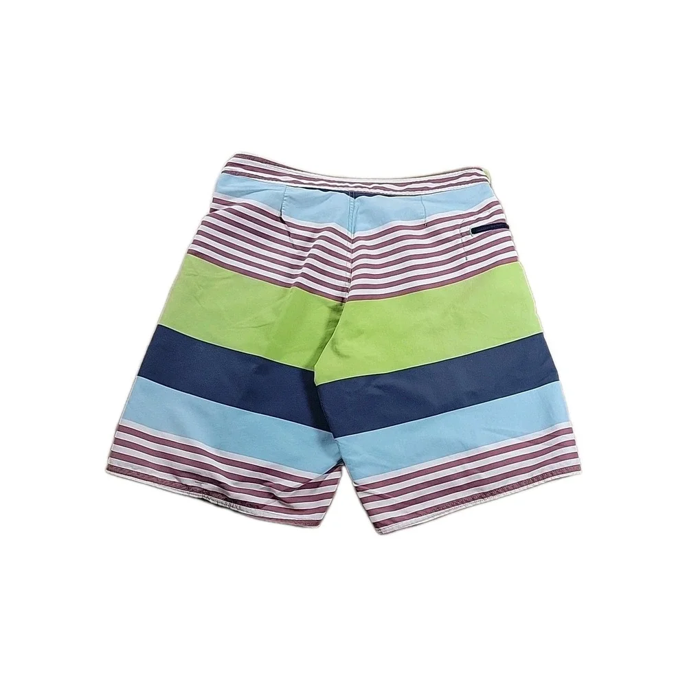 Patagonia Striped Board‎ Shorts Swim Trunks with Pocket Colorful Mens Size 32